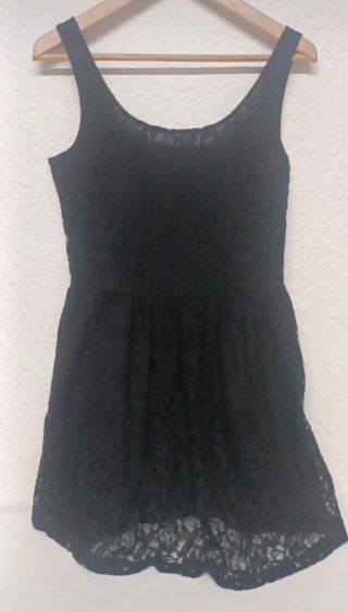 Vestido encaje Pimkie negro talla S/M