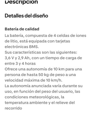 Patinete eléctrico infantil azul (2 unidades)