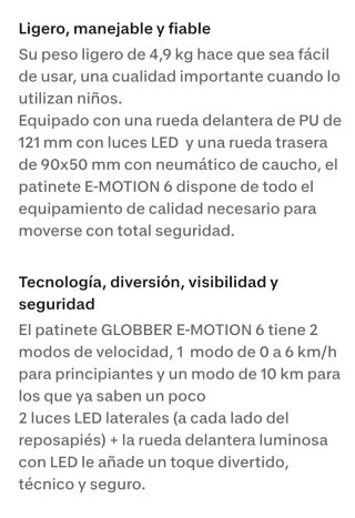 Patinete eléctrico infantil azul (2 unidades)