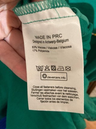 Vestido camisero CKS verde