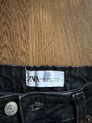 Zara Jeans Negros Acampanados