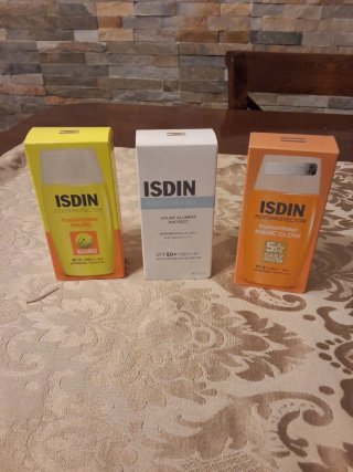 3 Cremas ISDIN Fusion Water SPF50