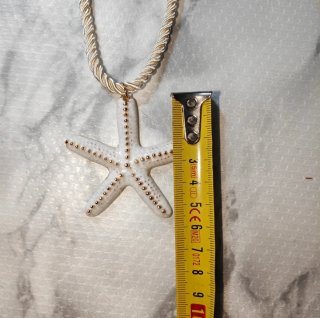 Collar con colgante de estrella de mar