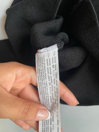 Jersey Zara Negro Corto