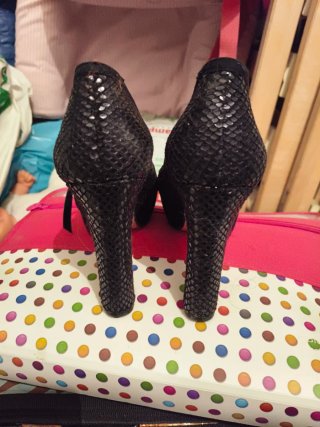Zapatos de tacón negros