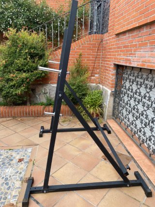 Rack de sentadillas negro
