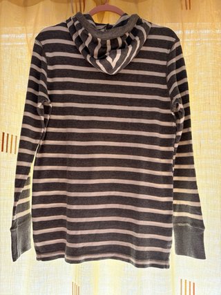 Sudadera Alaska 1959 Rayas Gris/Blanco