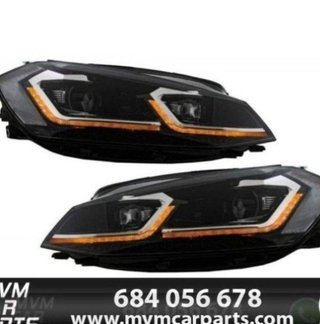 Faros delanteros Led para VW Golf 7.5 Facelift con
