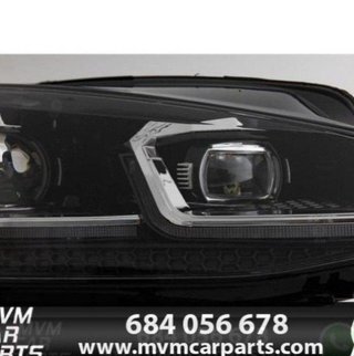Faros delanteros Led para VW Golf 7.5 Facelift con