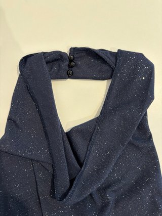 Top fiesta Shein azul brillante