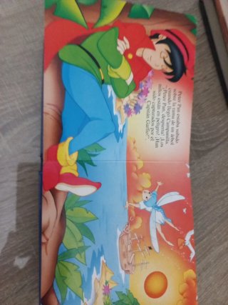 Libro infantil pulgarcito y Peter pan
