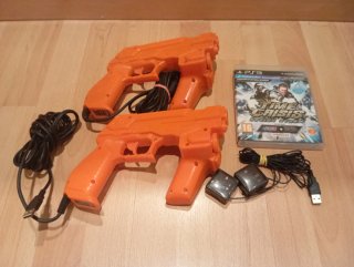 Time Crisis Blazing Storm 2 Pistolas PS3