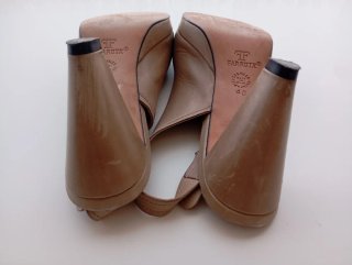 Sandalias Beige Tacón