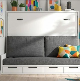 CAMA ABATIBLE CON SOFA FORMAS135.