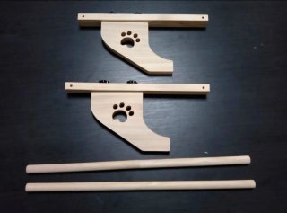 Cama para Perros Pequeños con Ventana