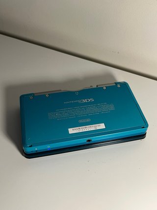 Nintendo 3DS Blu con caricatore