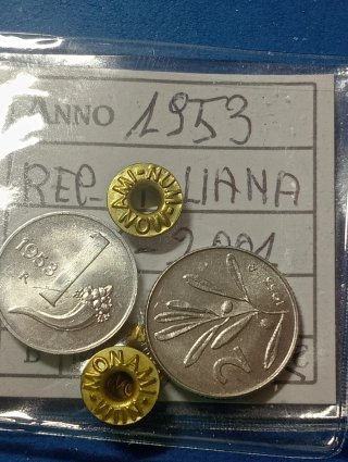 Serie 2 Monete Repubblica Italiana 1953 lotto 2