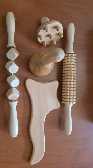 Kit Maderoterapia 5 Piezas Madera