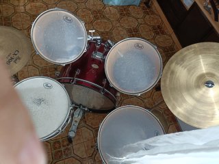 Batería Acústica Pearl Roja