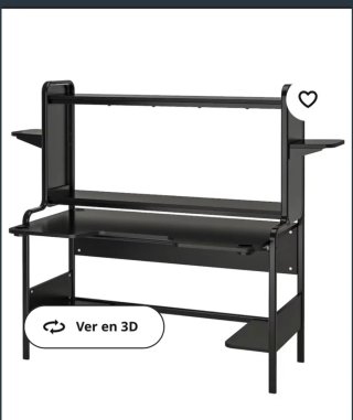 Escritorio FREEDE Ikea Negro