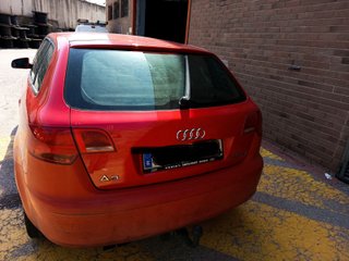 Audi A3 Sportback rojo 2006