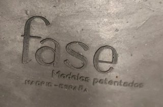 Lámpara Fase 520 años 60 - Marrón/Plata. EN LEÓN