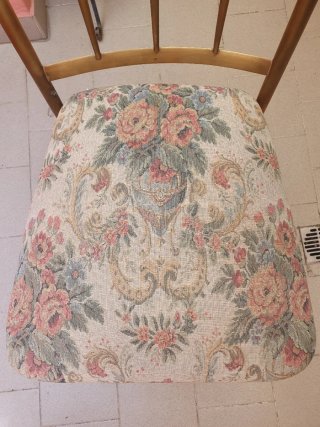 Sedia Chiavarina Ottone Vintage Anni '50-'60