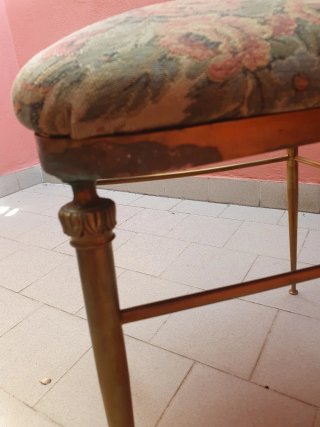 Sedia Chiavarina Ottone Vintage Anni '50-'60