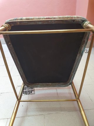 Sedia Chiavarina Ottone Vintage Anni '50-'60