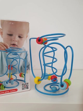 Laberinto de Cuentas Hape Spring-a-Ling