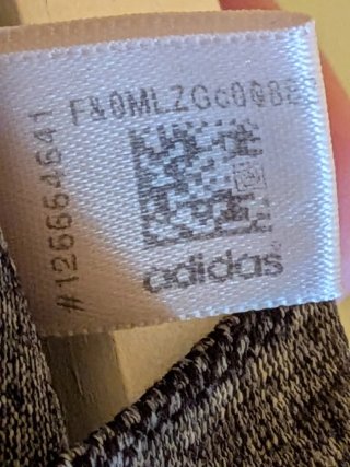 Camiseta Adidas Rayas Grises Talla L