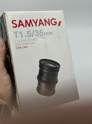 Objetivo Samyang 35mm f1.5 Sony