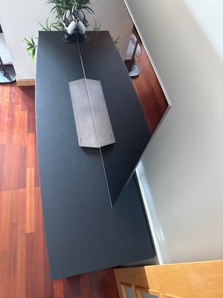 Mueble TV con chimenea eléctrica