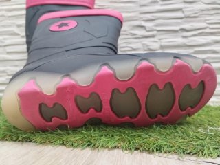 Botas de agua rosas Made in Italy talla 30.
