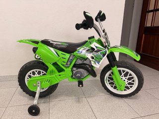 Moto Eléctrica Infantil Motocross Verde