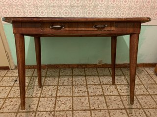 Modernariato tavolo in legno anni '60