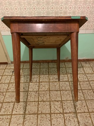 Modernariato tavolo in legno anni '60