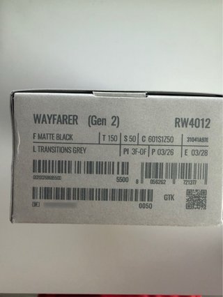 Ray-Ban Wayfarer Gen 2 LENTES FOTOCROMÁTICAS
