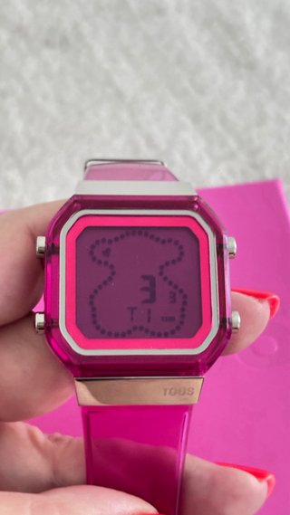Reloj Tous D-Bear Fresh Digital Fucsia nuevo