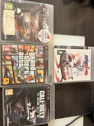 Console PS3 Blu + Fotocamera + Controller + 4 Giochi