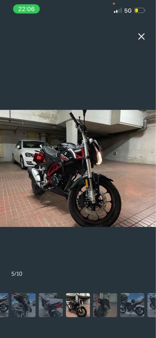 Macbor Shifter MC1 125 Naked Negra/Roja