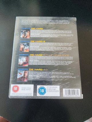 Pack Jungla de Cristal 1-4. 4 películas Blu-ray.
