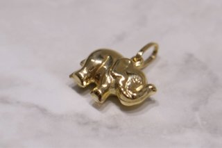 COLGANTE ELEFANTE, ORO 18K/1.6g