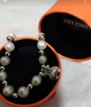 Pulsera Tous Perlas Plata