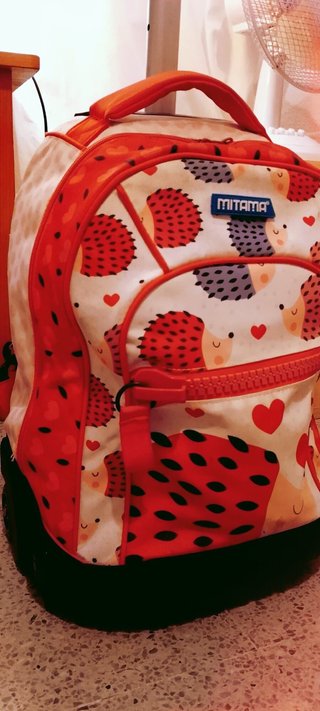 Mochila Mitama Erizo y Corazones