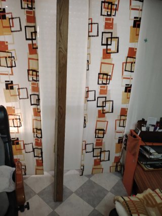 Galería con Riel para cortinas 3 partes