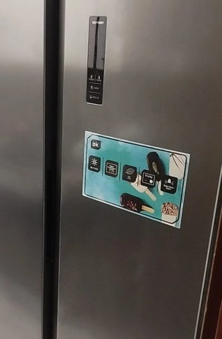 Nevera de dos puertas marca OK. como nueva