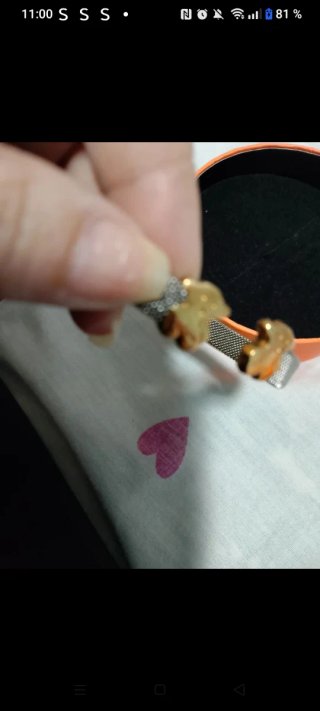 Pulsera Tous Oso Oro y Acero