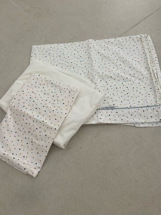Set lenzuola per culla in cotone