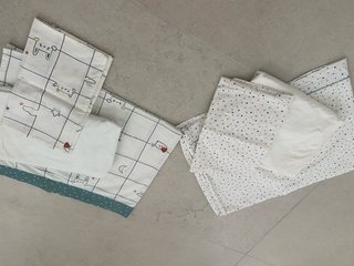 Set lenzuola per culla in cotone